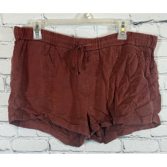 Volcom Pants - Volcom Shorts Elastic Waist Casual Comfy Pockets Red XL(12)